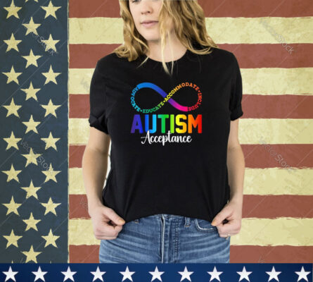 Autism Awareness Acceptance Shirt Infinity Symbol Men Women Shirt