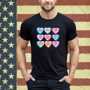 Boston candy hearts Valentine’s day shirt
