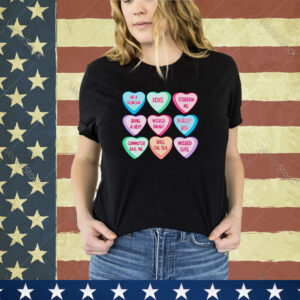 Boston candy hearts Valentine’s day shirt