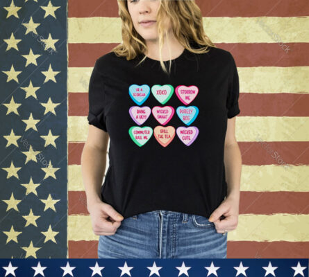 Boston candy hearts Valentine’s day shirt