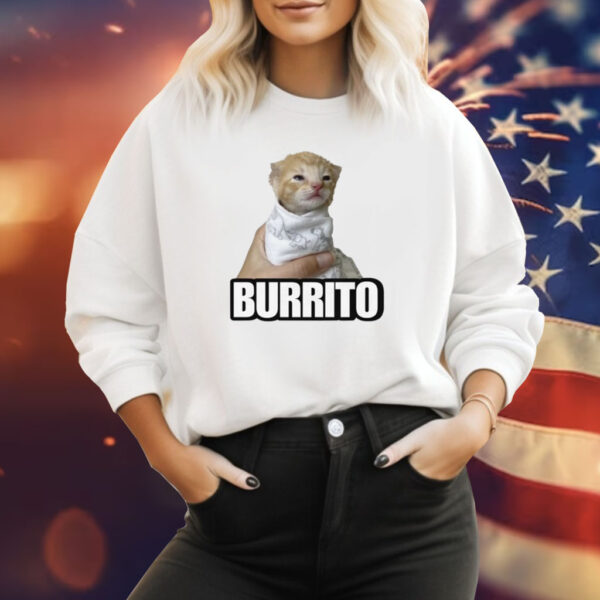 Burrito Cat Cringey Hoodie Shirts