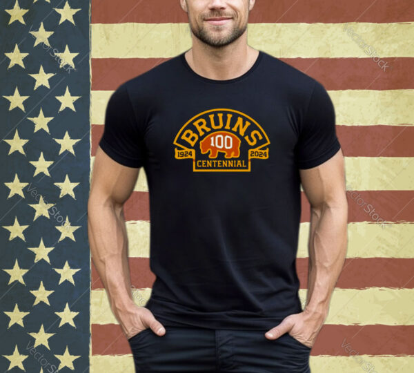 Centennial Boston Bruins Hockey Team 100th Season Hockey 1924 2024 shirt