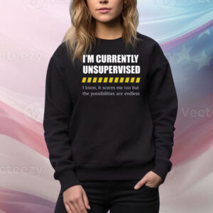 Colesweet I'm Currently Unsupervised I Know It Scares Me Too But The Possibilities Are Endless Hoodie TShirts