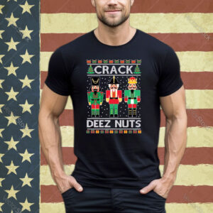 Crack Deez Nuts Ugly Christmas Sweater shirt