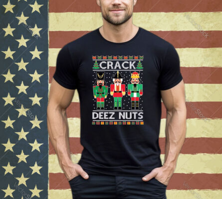 Crack Deez Nuts Ugly Christmas Sweater shirt