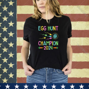 Easter Egg Hunt Champion Funny Dad Pregnancy Announcement Shirt