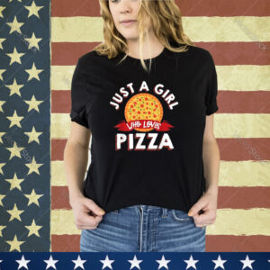 Funny Pizza Art For Women Girls Italian Pizza Slice Lover Shirt