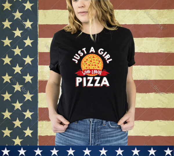 Funny Pizza Art For Women Girls Italian Pizza Slice Lover Shirt