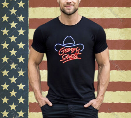 George Strait 2023 Neon Hat Tour Shirt