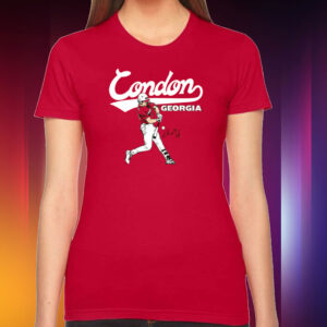 Georgia Baseball: Charlie Condon Slugger Swing Tee Shirt