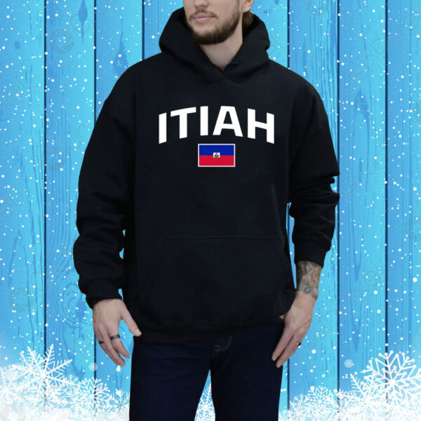 Itiah Haiti Flag Hoodie Shirt