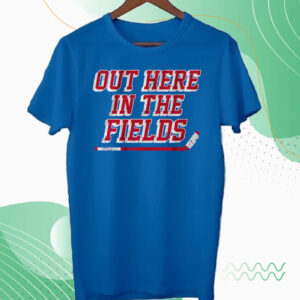 New York Hockey Out Here in the Fields Tee Shirts