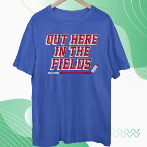 New York Hockey Out Here in the Fields Tee Shirt