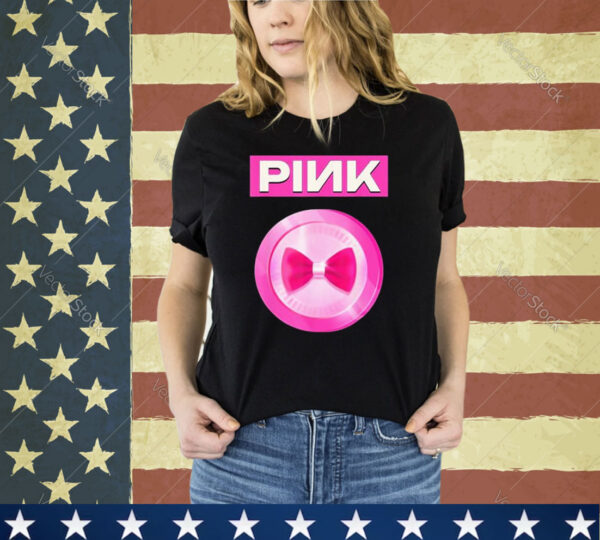 Official Pink Coins Bow shirt