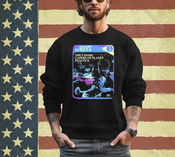 Official The Boys The Cosmic Capers Of Planet Peacock Vol 1 Ring Of Honor shirt