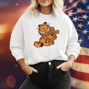 Ranbalt Garfield Hug Teddy Bear Hoodie Shirts