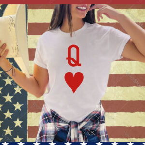 Valentine’s Day Gift Queen Heart Art Design Print Casual Sweat shirt