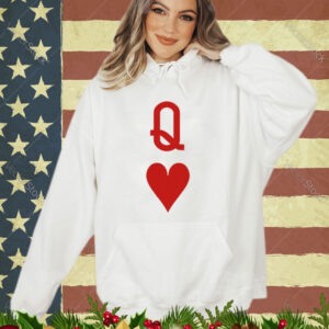 Valentine’s Day Gift Queen Heart Art Design Print Casual Sweat shirt