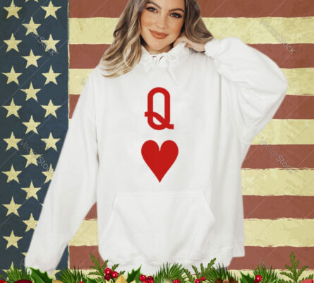 Valentine’s Day Gift Queen Heart Art Design Print Casual Sweat shirt