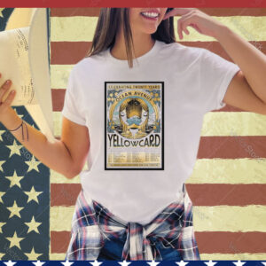 Yellowcard 2024 Ocean Avenue 20 years Tour Poster Shirt