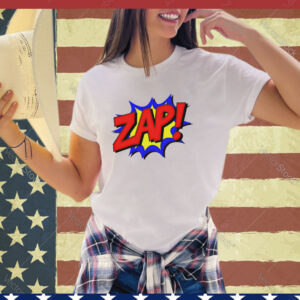 Zap comic book fight shirt