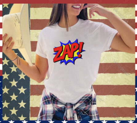Zap comic book fight shirt