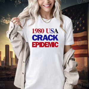 1980 USA crack epidemic T-shirt