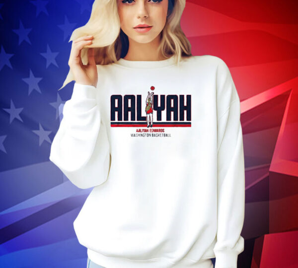 Aaliyah Edwards Washington basketball T-shirt
