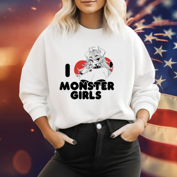 Alcremilk i love monster girls Tee Shirt