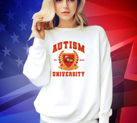 Autism university est birth T-shirt