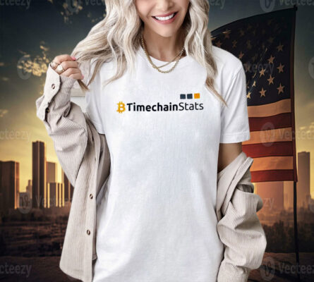 Bitcoin timechain stats T-shirt