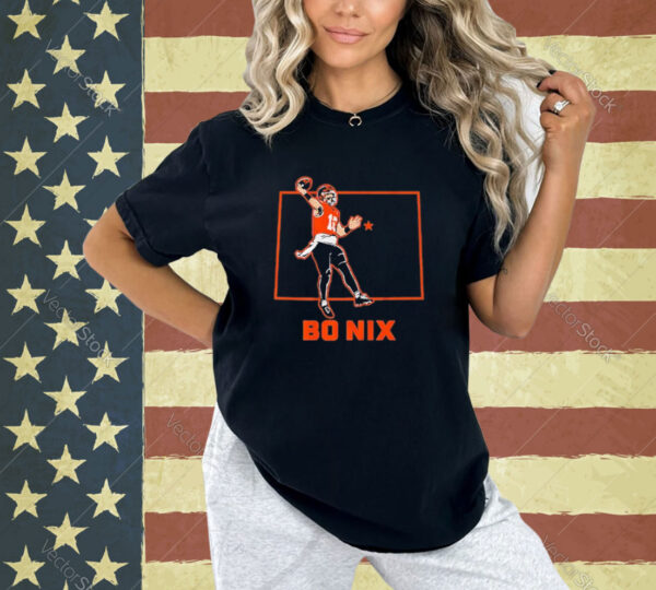 Bo Nix State Star Denver Broncos T-shirt