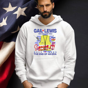 Gail Lewis we salute you signing off for the last time 2013 223 the end of an era T-shirt