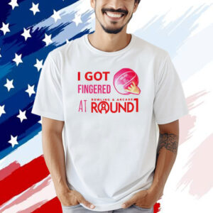 I got fingered at bowling & arcade round 1 T-shirt