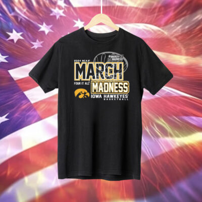 Iowa Hawkeyes March Madness 2024 Women’s Basketball Tee Shirt