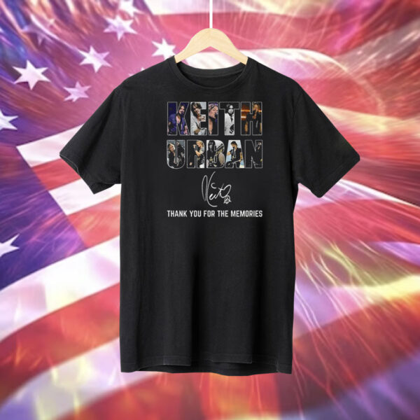 Keith Urban Thank You For The Memories Tee Shirt