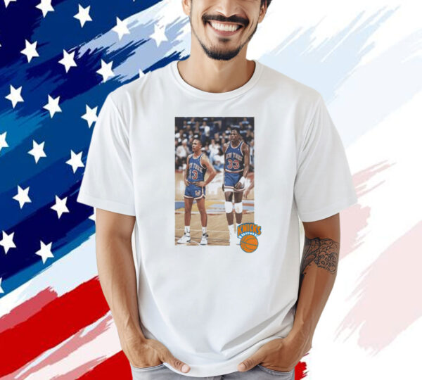 Mark Jackson Patrick Ewing photo T-shirt