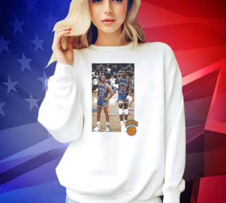 Mark Jackson Patrick Ewing photo T-shirt