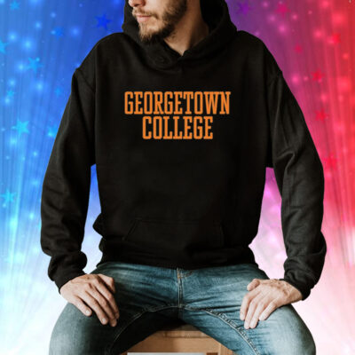 Matt Jones Wearing Georgetown College Tee Shirt