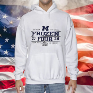 Michigan Wolverines men’s ice hockey 2024 Frozen Four Tee Shirt