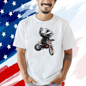 Microwave man bike T-shirt