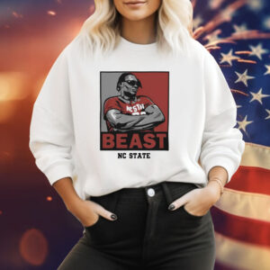 NC State Basketball DJ Burns Beast Tee Shirt