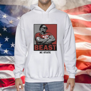 NC State Basketball DJ Burns Beast Tee Shirt