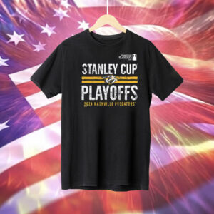 Nashville Predators 2024 Stanley Cup Playoffs Crossbar Tee Shirt