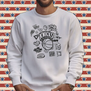 New York Knicks Hardwood Classics Doodle Tee shirt