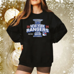 New York Rangers Fanatics Branded 2024 Presidents’ Trophy Tee Shirt