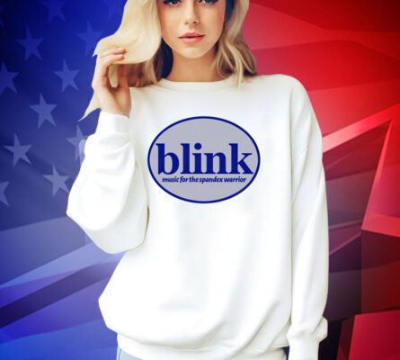 Official Blink music for the spandex warrior T-shirt