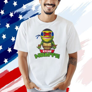 Official Kylian Mbappe ninja turtles T-shirt