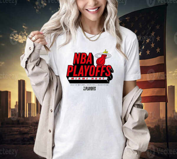 Official Miami Heat 2024 NBA Playoffs Defensive Stance T-shirt