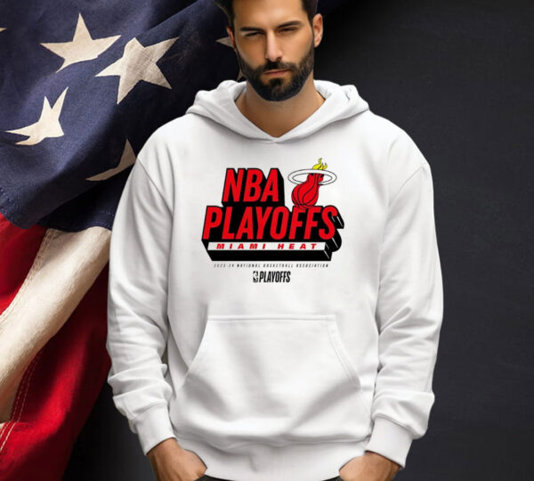 Official Miami Heat 2024 NBA Playoffs Defensive Stance T-shirt